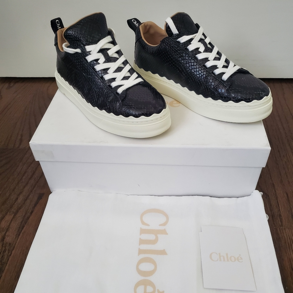 Chloe Lauren Python sneaker
